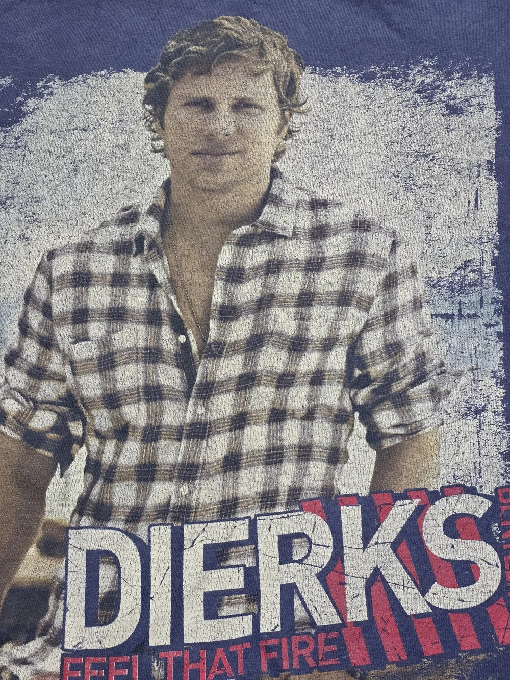 Gildan Blue Dierks Graphic Short Sleeve Tee